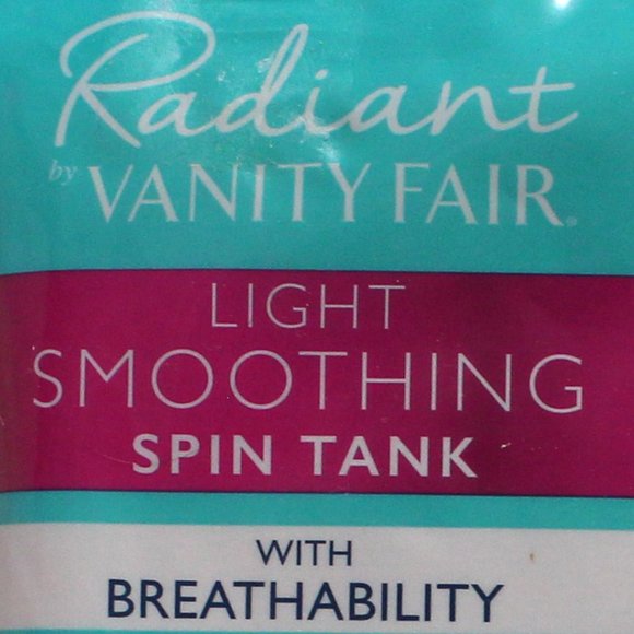 Radiant by Vanity Fair Women's Size Small Spin Tank Scoop or V-Neck Daywear - Picture 3 of 12
